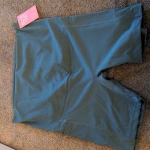Poshdivah Maternity Green Bike Shorts